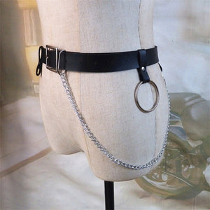 Silver Buckle Waist Belt