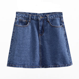 Mini Jean Skirt