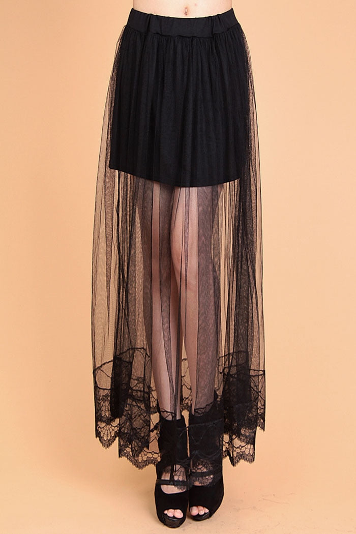 Maxi Tulle Skirt