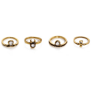 Witch Samantha Gold Ring Set