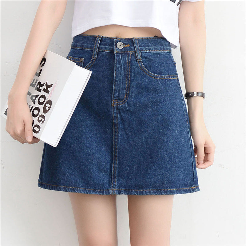 Mini Jean Skirt