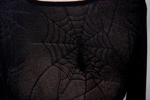 Spider Web Print Top