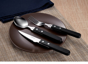 Wooden Handle Tableware Set