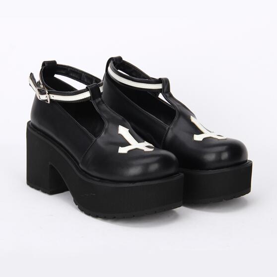 Sord Print Chunky Platform Shoes