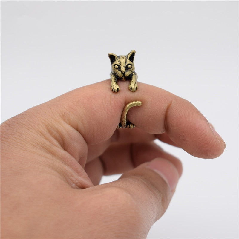 Cat Open Ring