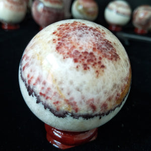 Natural Rhodochrosite Sphere