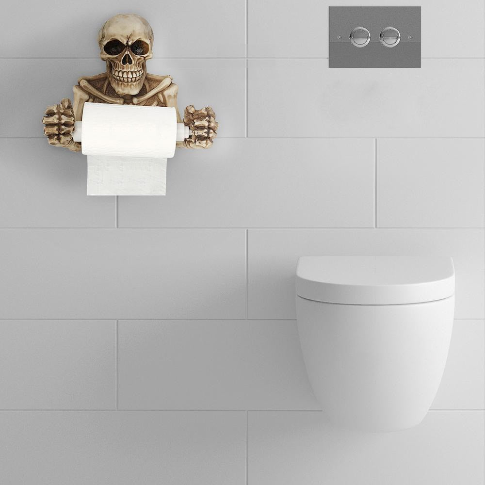 Skull Shaped Toilet Paper Holder