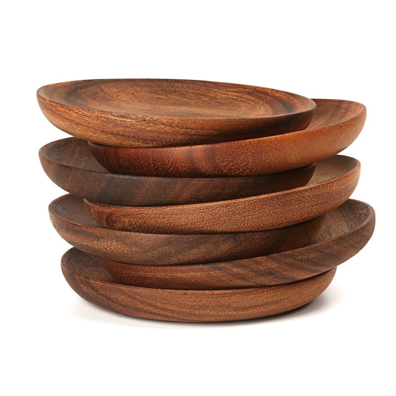 High Quality Wood Plates Set (2pieces)