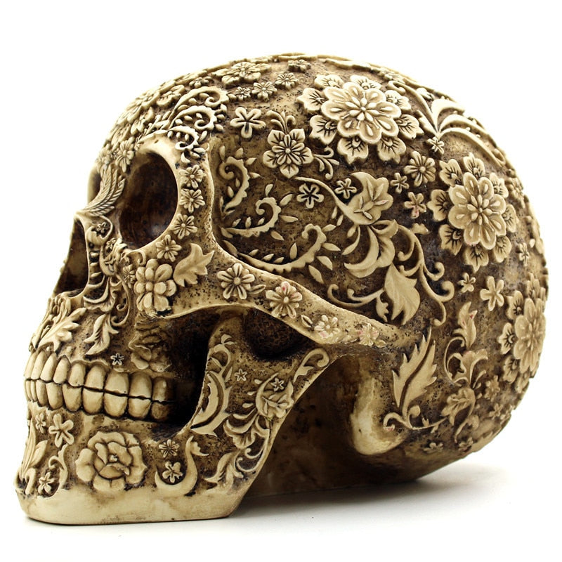 Garden Skull Statue