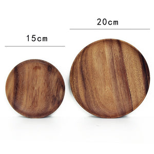 High Quality Wood Plates Set (2pieces)