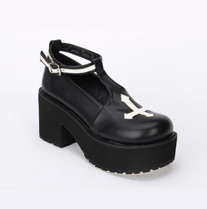 Sord Print Chunky Platform Shoes