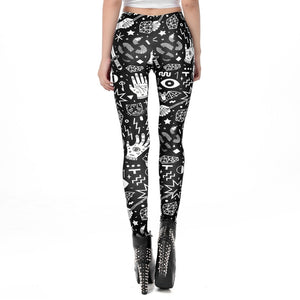 Ouija Black Leggings