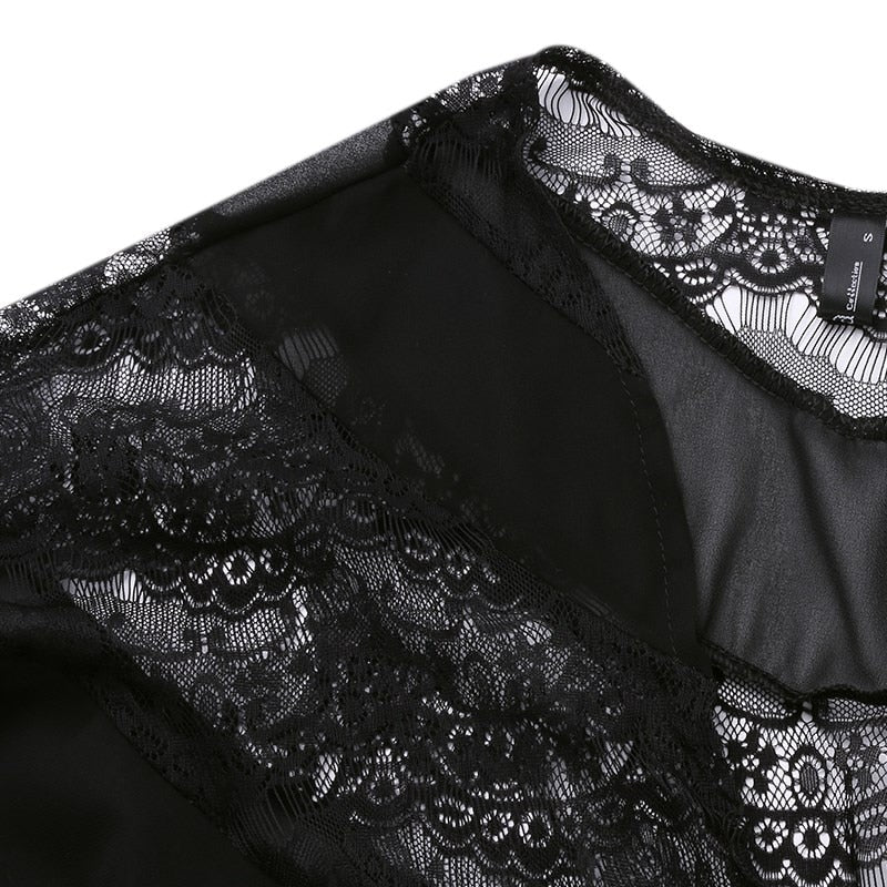 Lace Detail Kimono