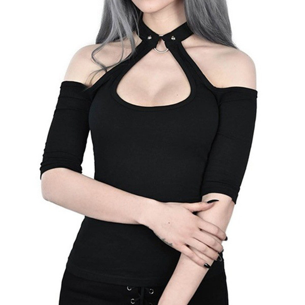 Choker Neck T-Shirt