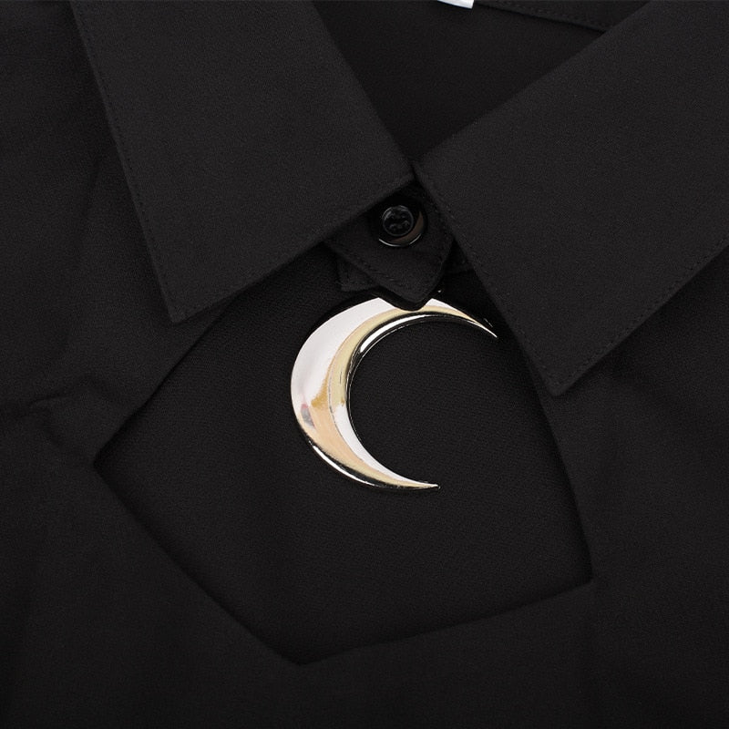 Moon Pendant Mini Dress