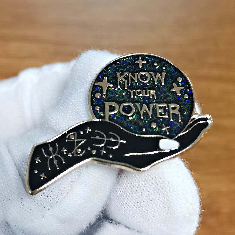 "Know Your Power" Brooch