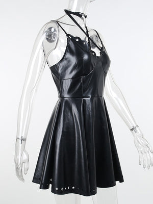 Witch Hexuba Leather Dress