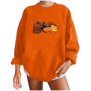 Pumpkin Boo Oversized Jumper