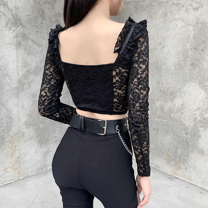 Witch Sybil Cropped Blouse