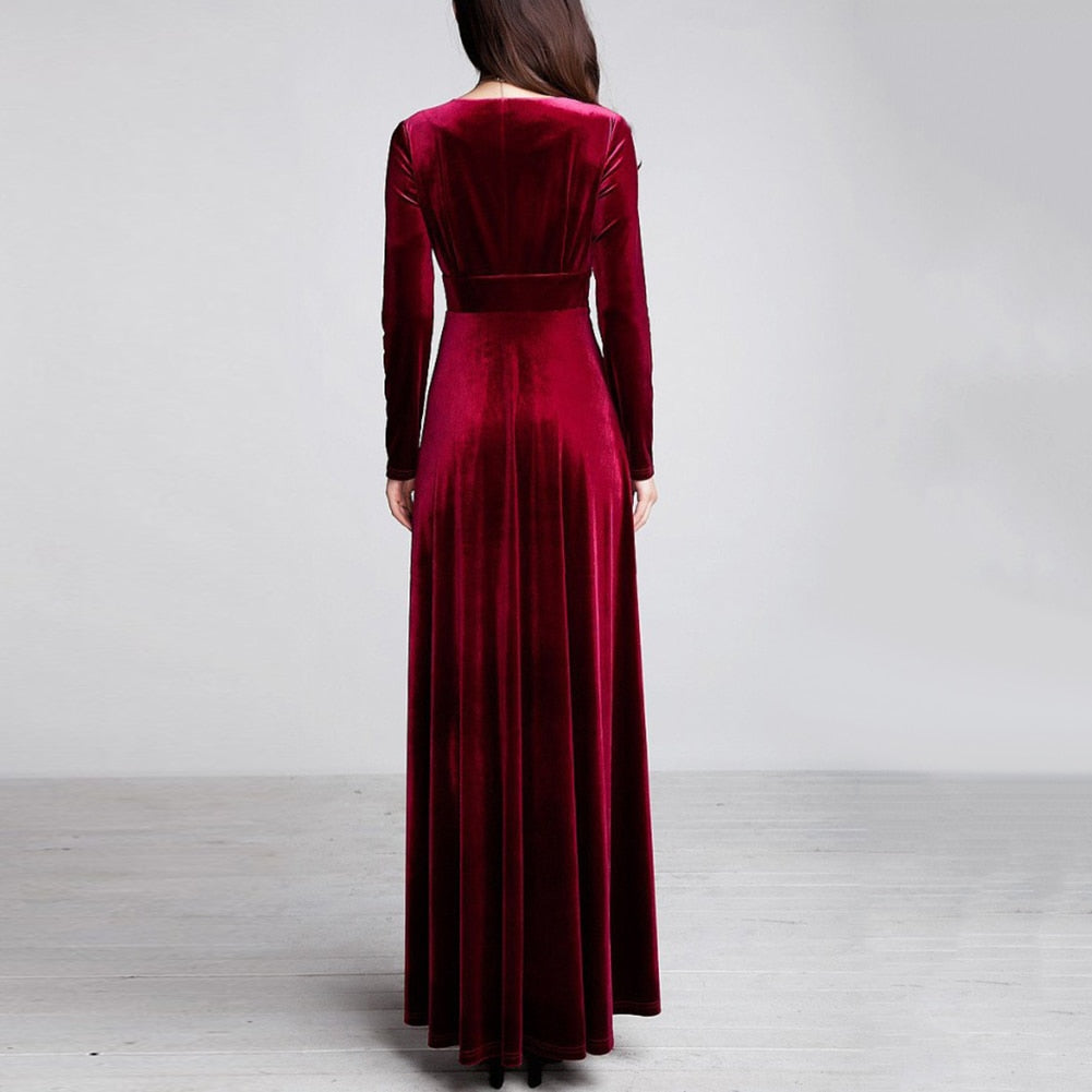 Witch Tamsin Velvet Maxi Dress