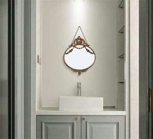 Oval Hanging Mirror