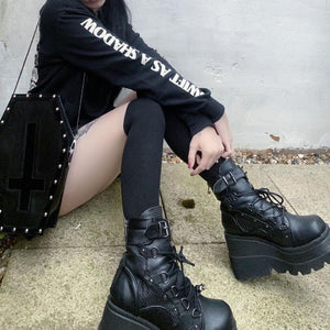 Witch Grimhild Platform Boots