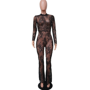 All Over Lace Jumpsuit