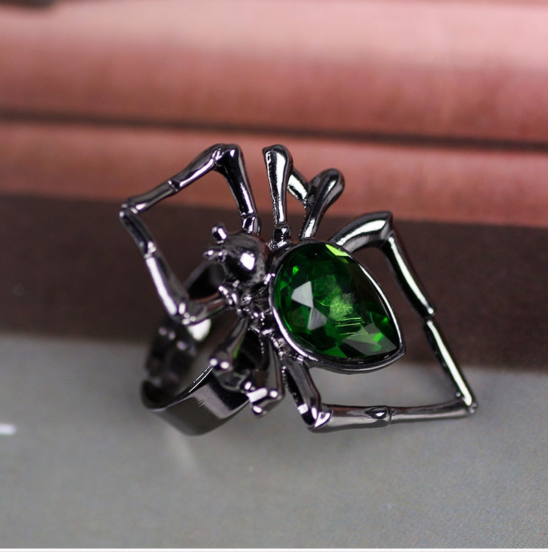 Spider Shaped Stone Ring