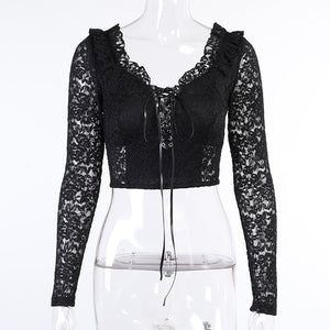 Witch Sybil Cropped Blouse