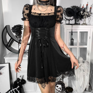 Witch Corbin Mini Dress in Black