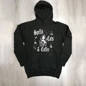 Spells Cats & Coffee Hoodie