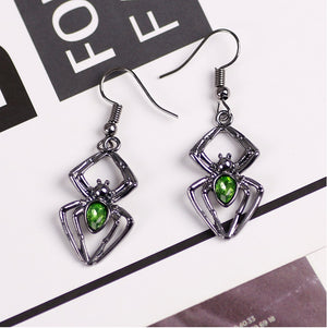 Spider Shaped Stone Earrings