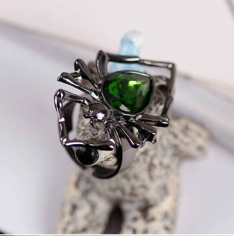 Spider Shaped Stone Ring