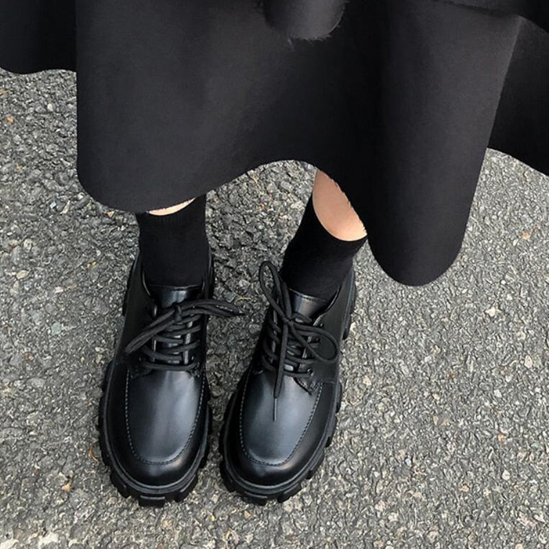 Black Chunky Shoes