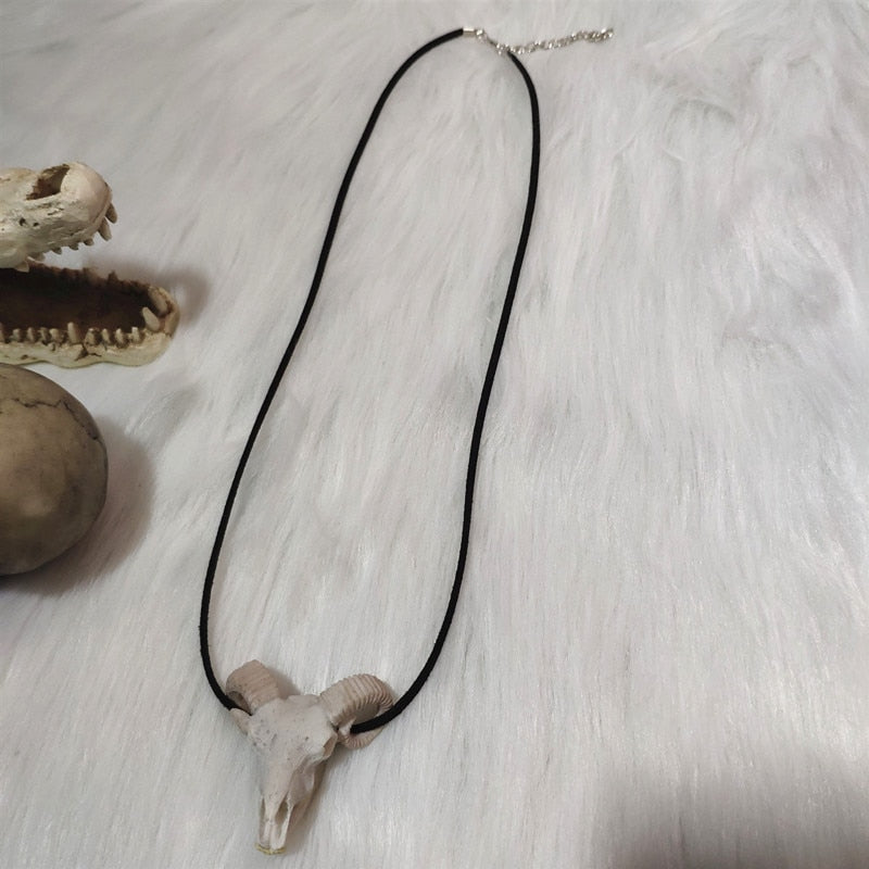 Aries Skull Necklace