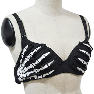 Skeleton Hands Bra