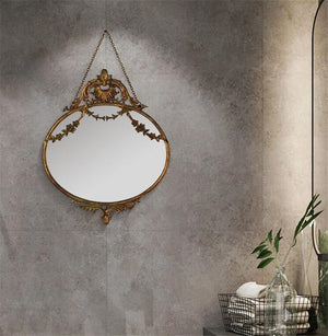 Oval Hanging Mirror