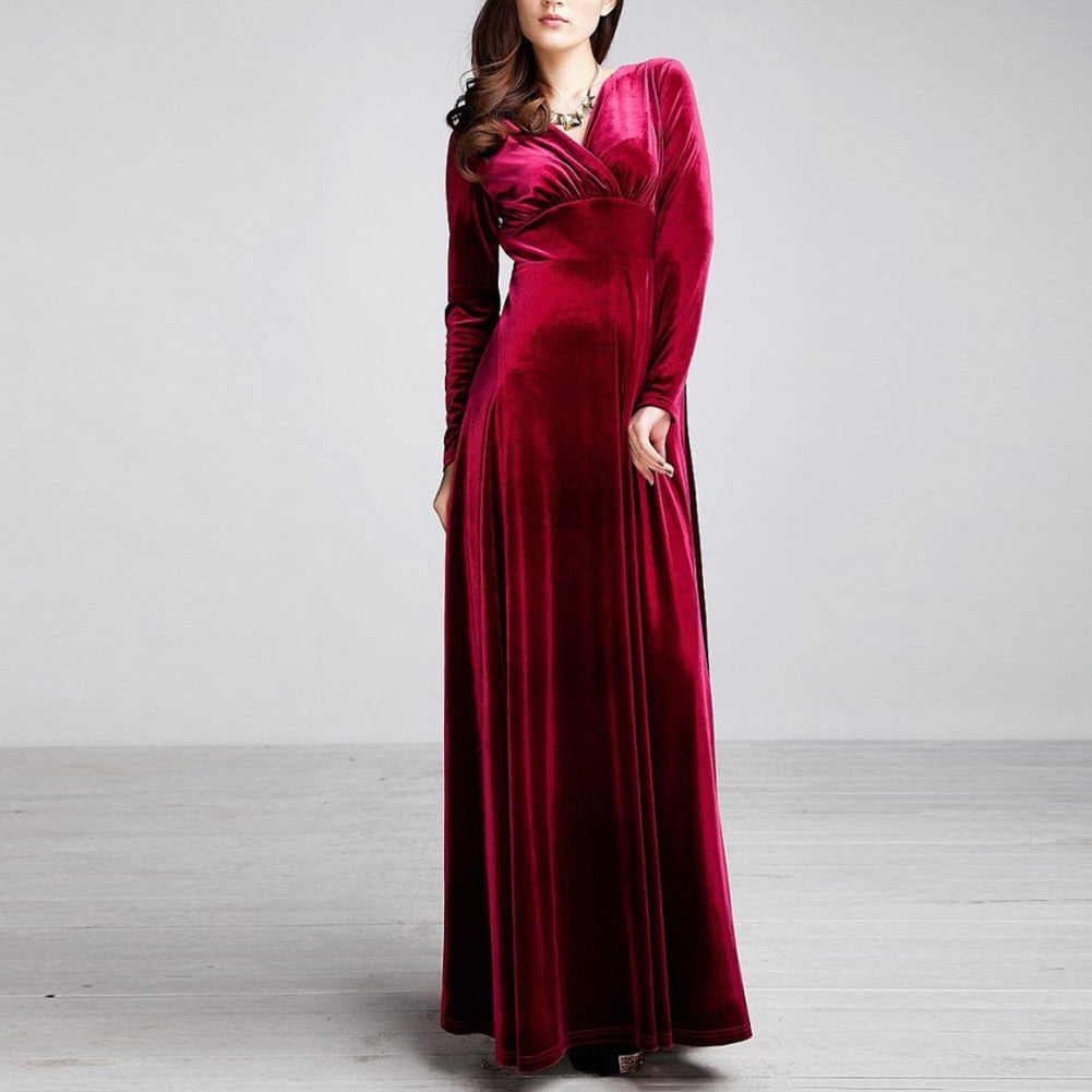 Witch Tamsin Velvet Maxi Dress