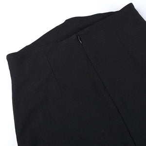 High Waisted Black Skirt