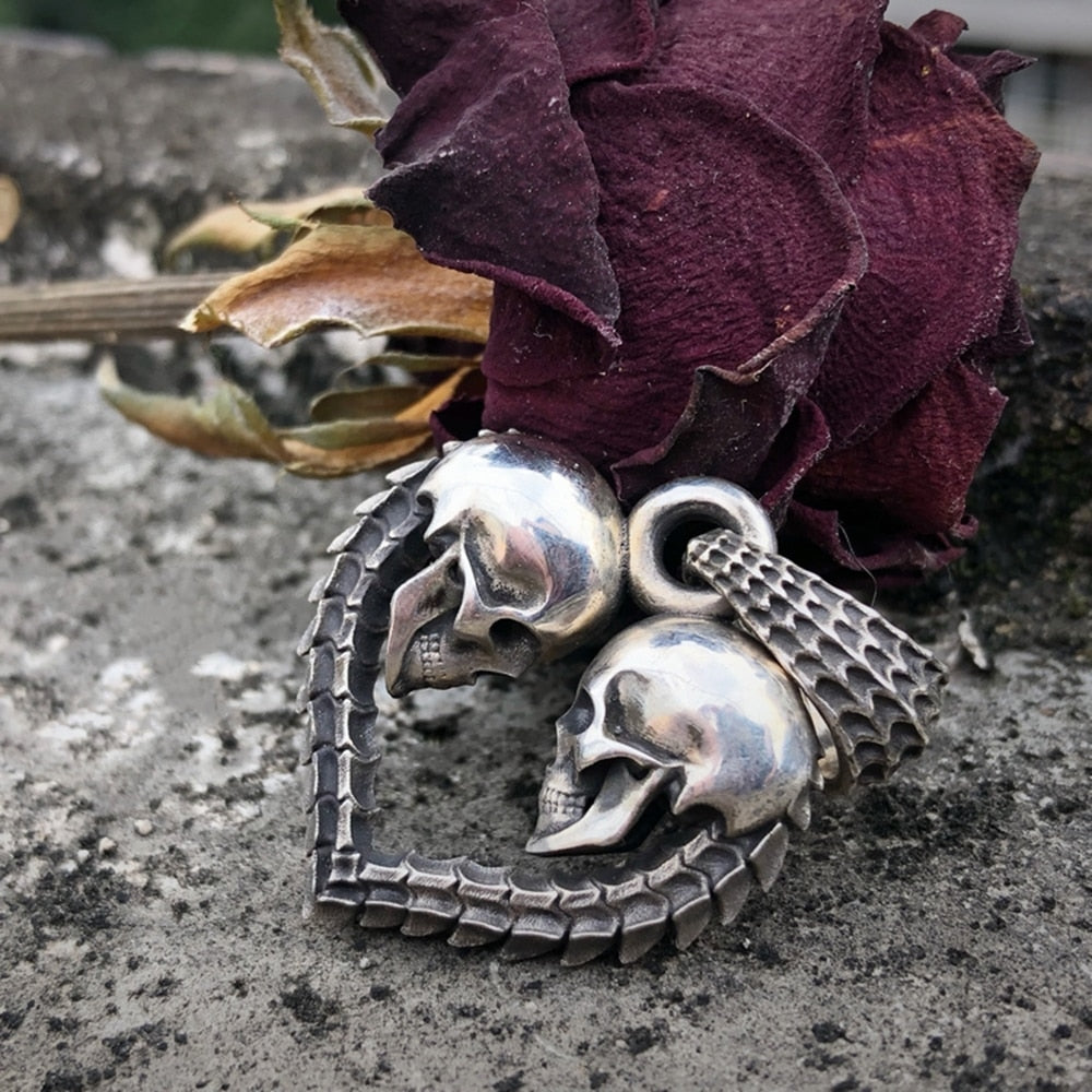 Skulls in Love Pendant