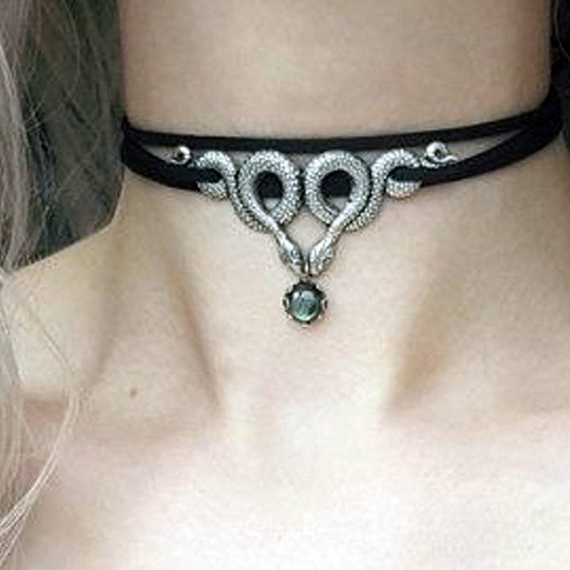 Snake's Poison Choker Necklace