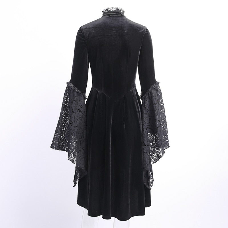 Witch Willow Velvet Mini Dress