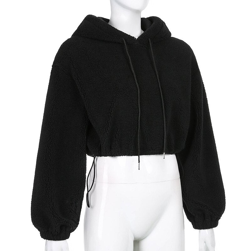 Bomber Cropped Hoodie