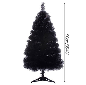 Mini Black Christmas Tree