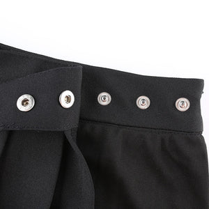 Rivet Design Mini Skirt