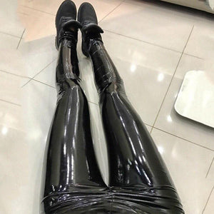 Black Shiny Leggings