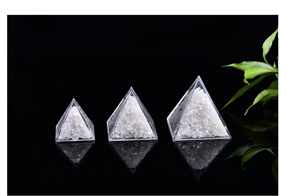 Natural Quartz Energy Pyramid