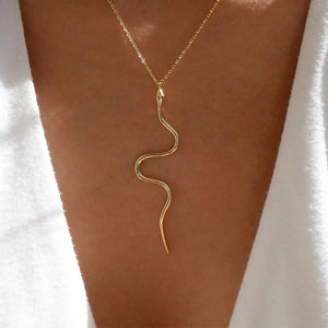 Gold Snake Necklace