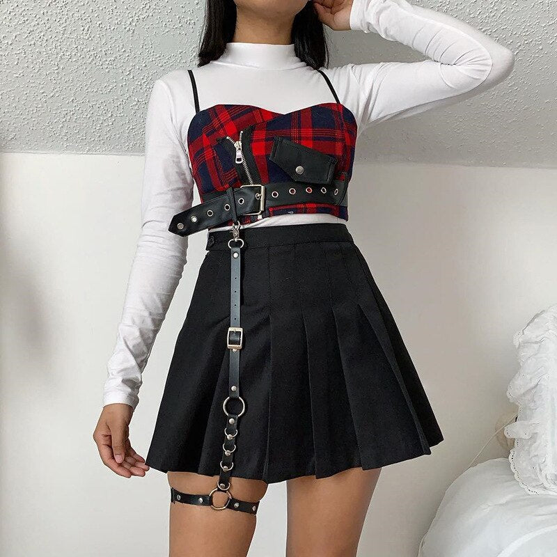 Belted Crop Top