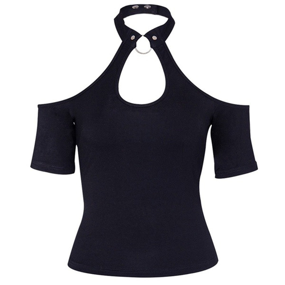 Choker Neck T-Shirt